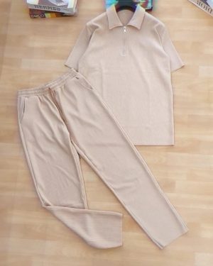 Pastel Gray men's polo shirt combo