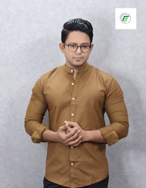 Dark Brown Premium Formal Shirt